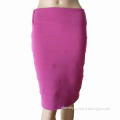 Ladies' mini skirts, made of 100% polyester, customized colors are accepted
